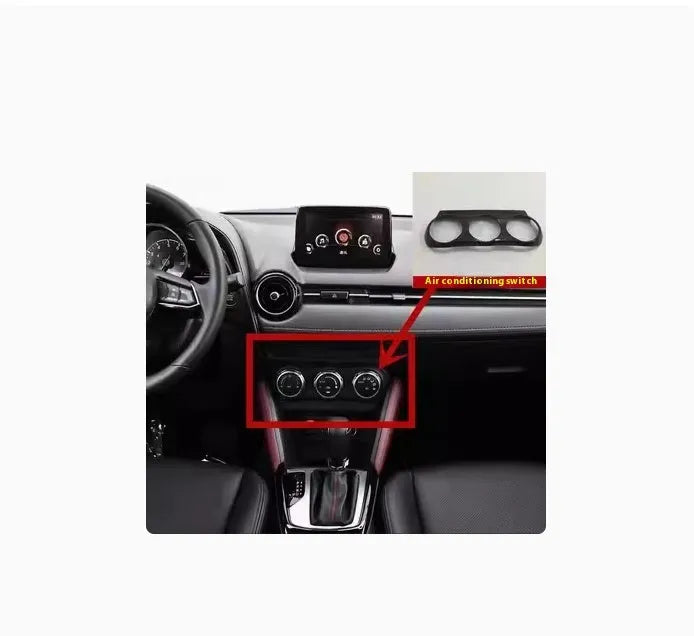 Aluminium alloy steering wheel button decorative stickers in brushed red silver blue colours