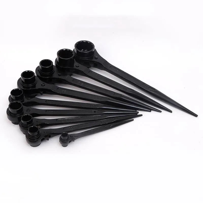 22-24mm plum pointed tail ratchet wrench made from high carbon steel