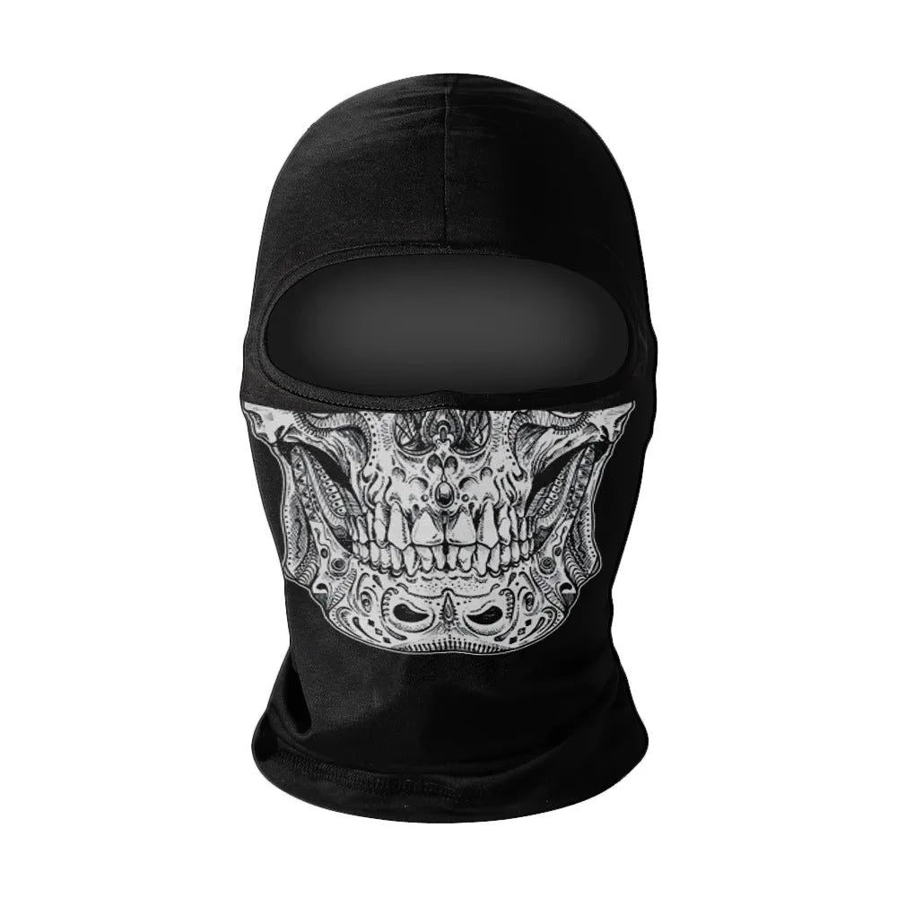 Men's summer breathable full face sun protection quick-drying ice silk polyester balaclava