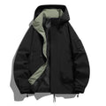 Men's Casual Waterproof Jacket with 5000mm Rating in Polyester, Windproof, Available in Beige, Black, Gray Green, Sand Brown, Fluorescent Green, Cherry Blossom Powder, Peach Pink, Lemon, Mocha, Carmine, Moon Shadow Gray, Peace Blue, S-3XL
