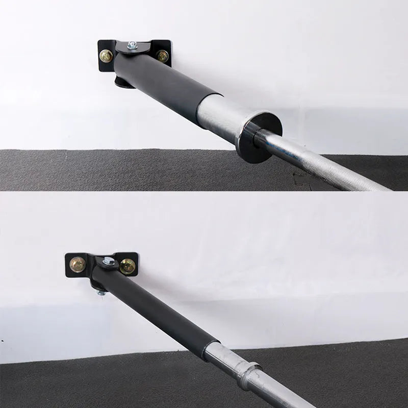 Steel wall barbell rod cannon rack with 25 tubes and expansion screws for mounting