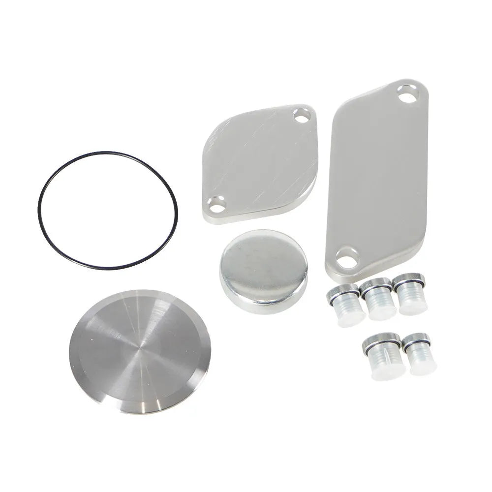 Silver aluminium alloy valve cover for automotive EGR systems
