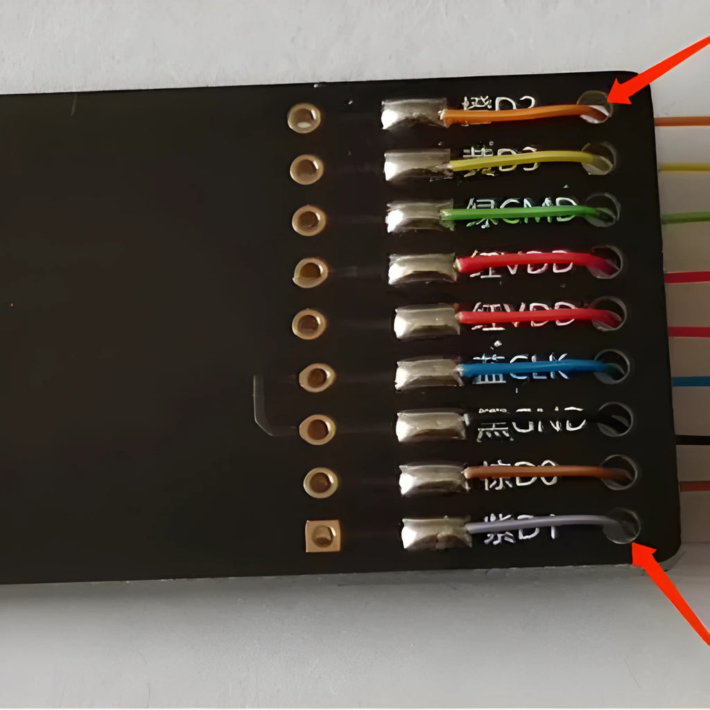 EMMC read and write diagnostic tool for BMW Mercedes Audi Porsche car audio system maintenance