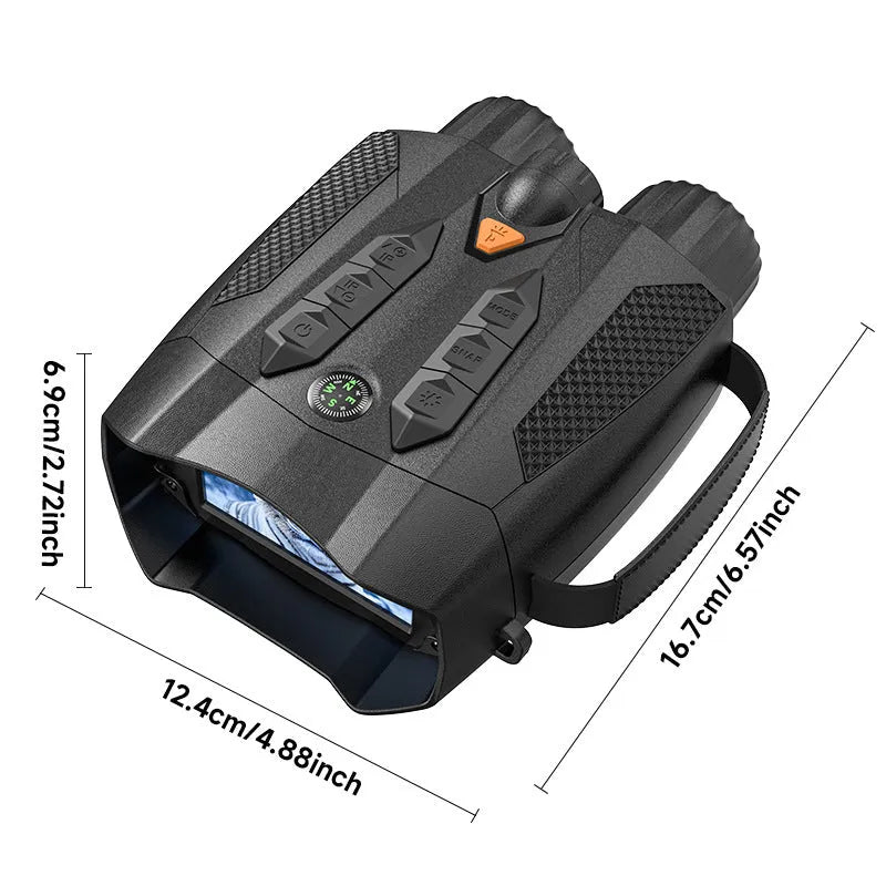 326 double tube night vision instrument with 3-inch IPS screen and 28mm lens for all-black outdoor observation