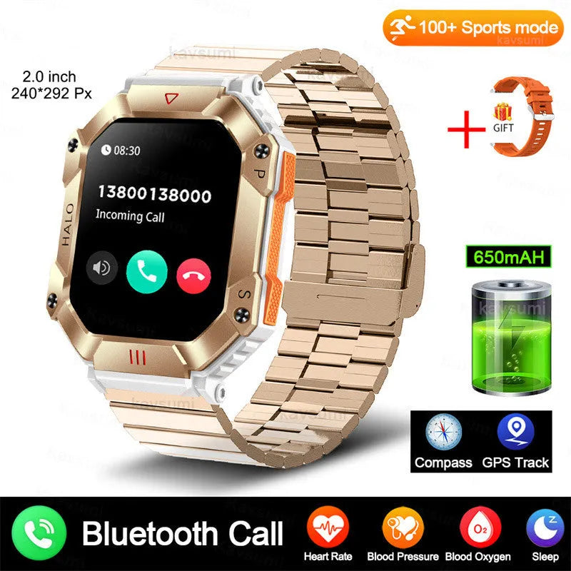 Android GPS smart watch for women with a resin dial, titanium alloy case, and an interchangeable leather strap.