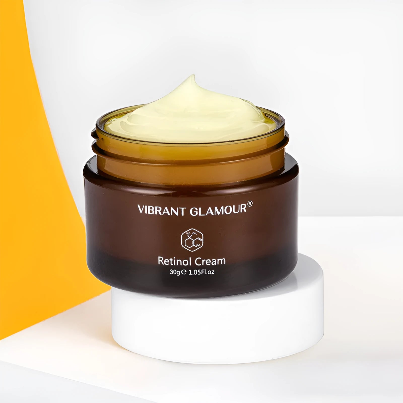 30ml retinol facial serum bottle for moisturising skin and reducing fine lines