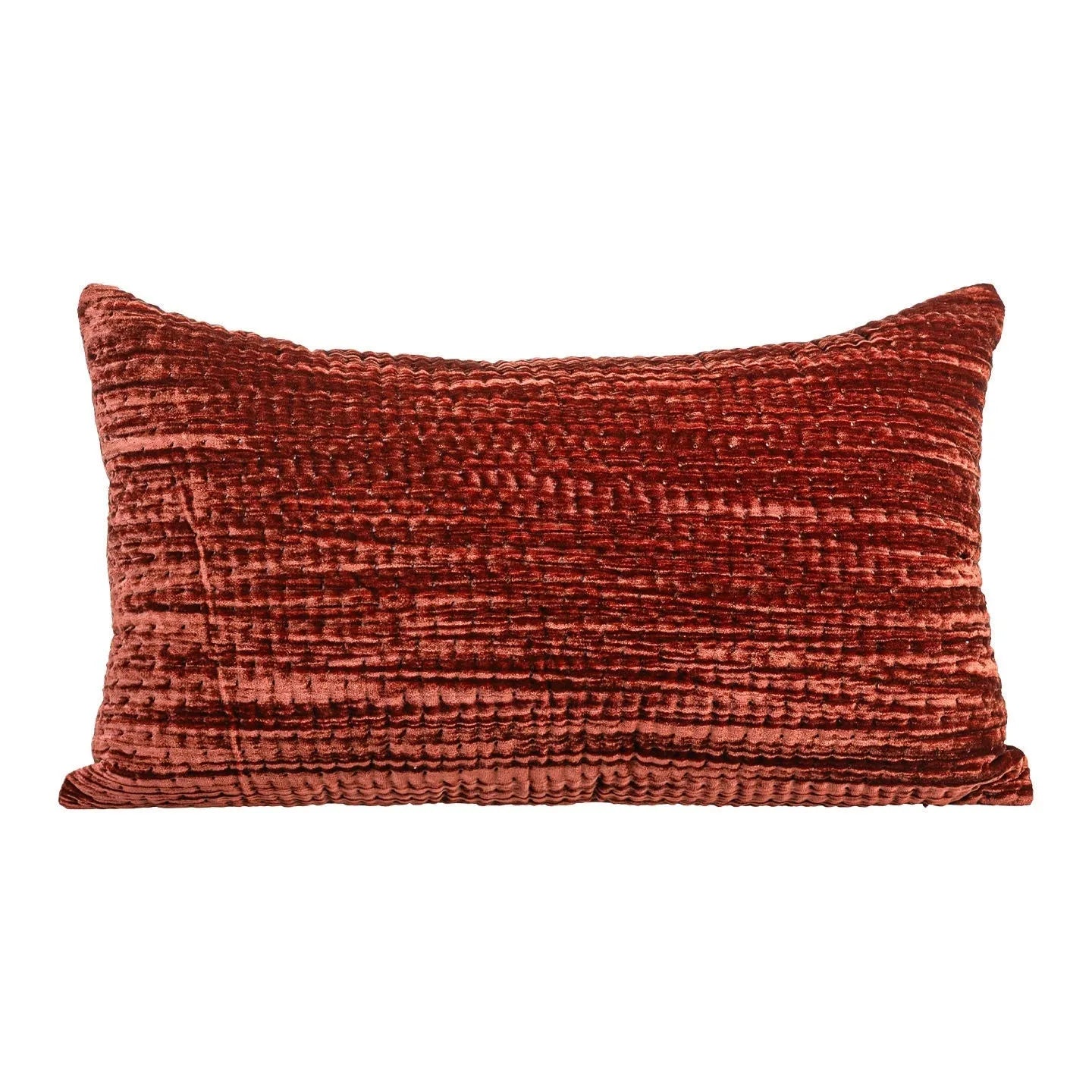Antique style quilted velvet cushions in square and waist sizes with feather velvet cores