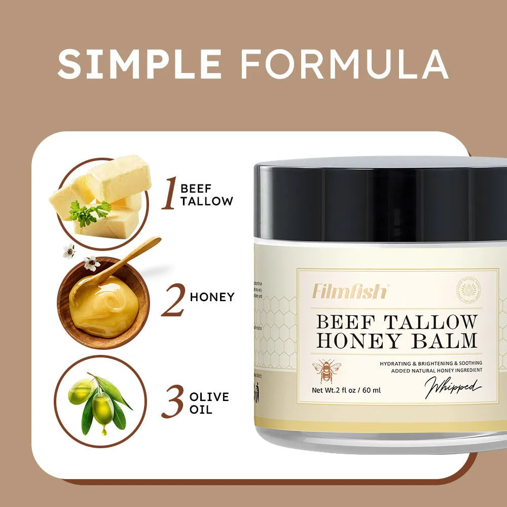 60ml honey moisturiser body cream jar for dry skin hydration and rejuvenation