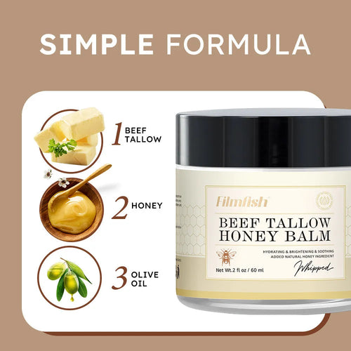 60ml honey moisturiser body cream jar for dry skin hydration and rejuvenation