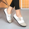 Men's black Velcro casual flat shoes with cow split leather upper and round toe