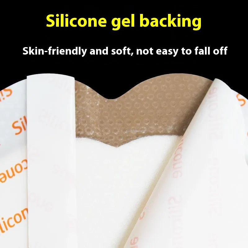 Large skin-colour silica gel foam bedsore dressing sticker for medical pressure relief