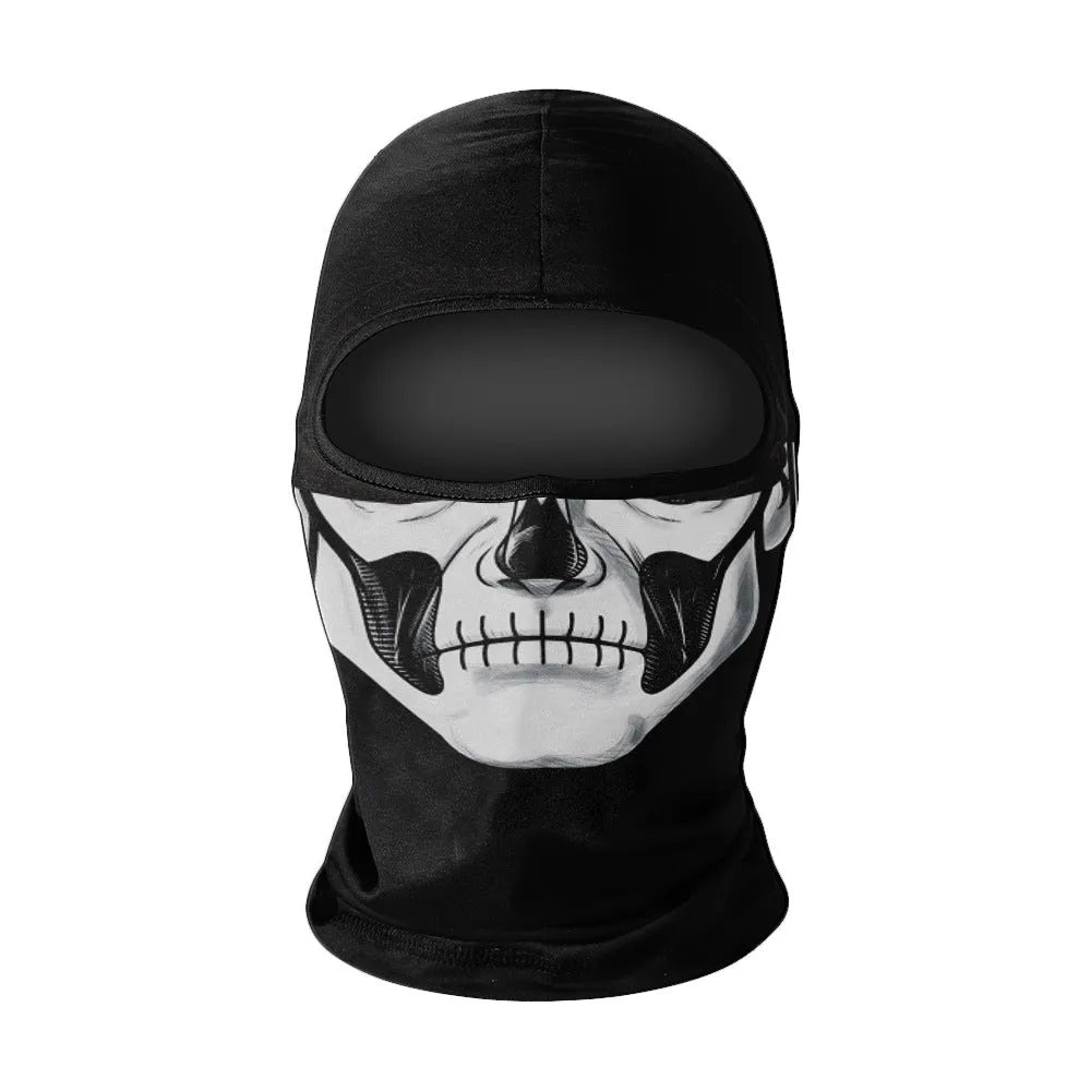 Men's summer breathable full face sun protection quick-drying ice silk polyester balaclava