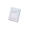 Heartbeat Delivery Series cartoon sticky notes notepad showing six style options including Echo Notes and Puppy Diary.