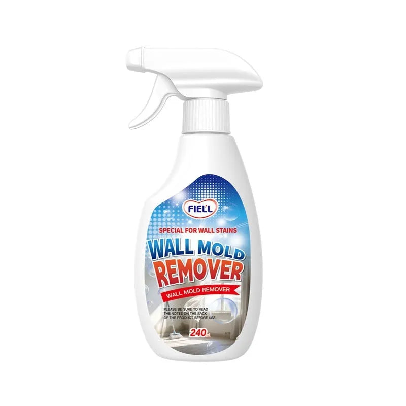 Wall odor canceller spray 240ml with nozzle on painted white wall
