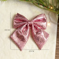 8cm pink foam ball Christmas pendant modern style tree ornament