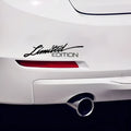 British reflective bumper sticker with English wording, 16cm by 3.8cm plastic car decal