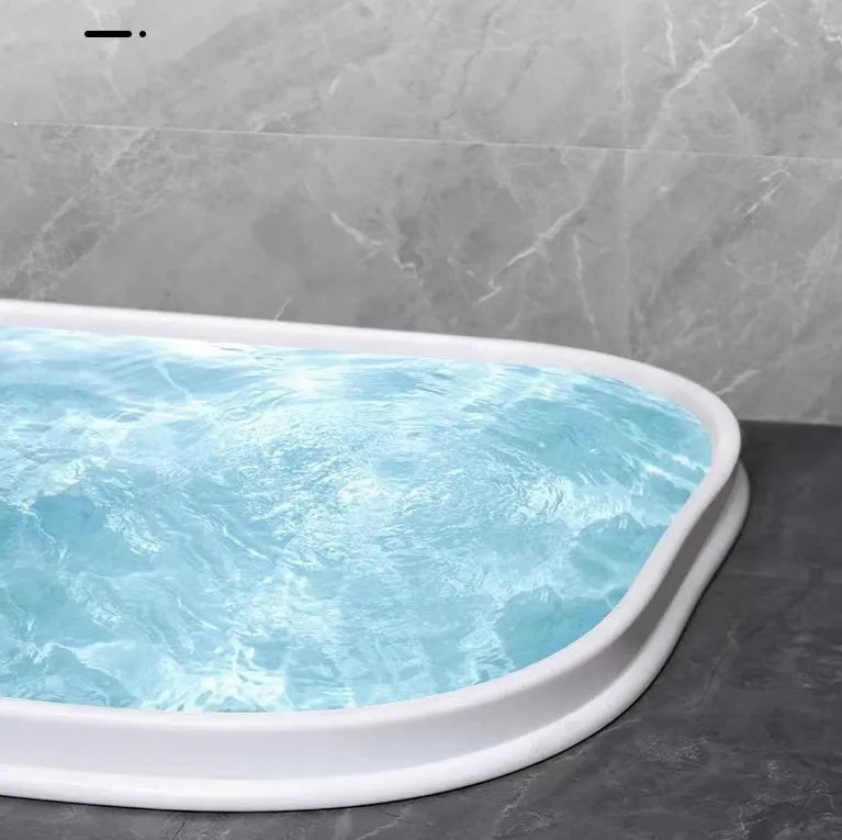 Flexible TPE bathroom waterproof strip in black colour for shower room floor sealing