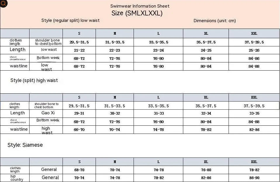 Women's polyester two-piece swimsuit bikini with print design for hot spring swimming