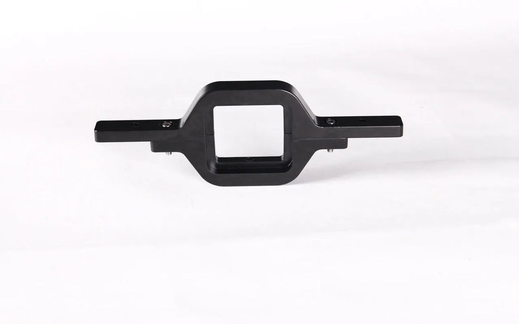 Black off-road vehicle coupler bracket for trailer hook lamp mounting