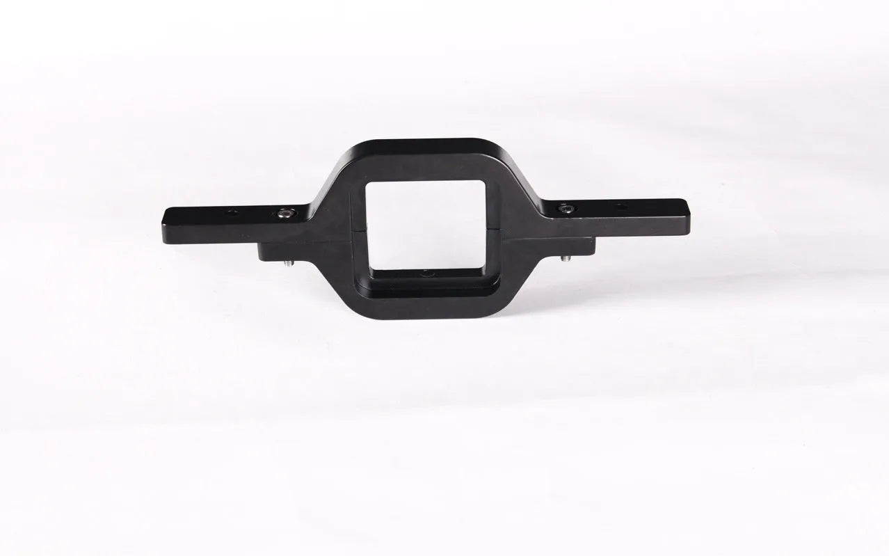 Black off-road vehicle coupler bracket for trailer hook lamp mounting