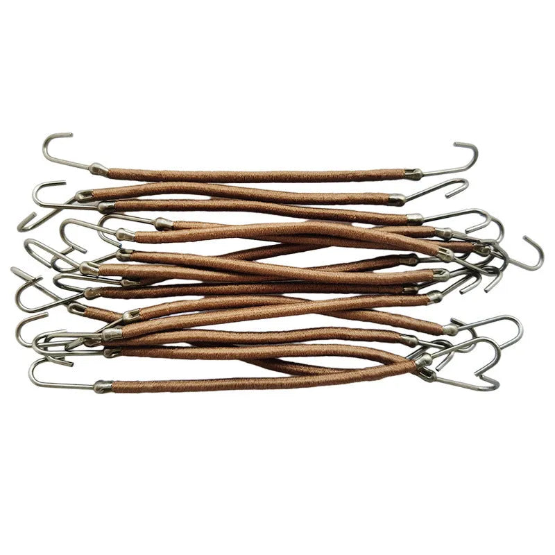 Wig double hook hair tool in solid colour with weaving construction and double hook design