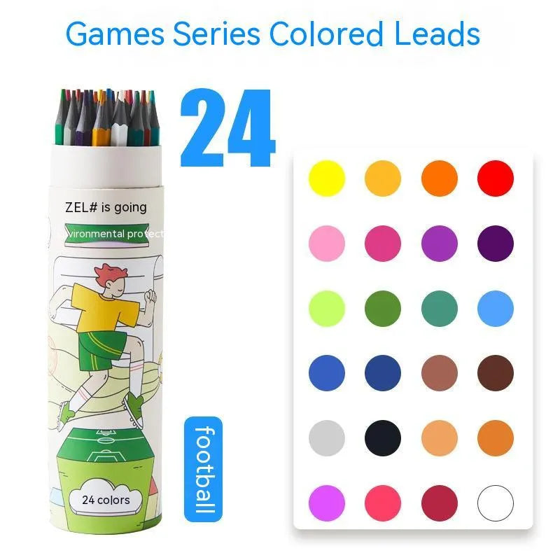 Zhenglin Sports Series colour pencil set in assorted colours with paper barrel