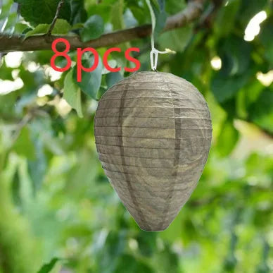 Paper honeycomb lantern with wire frame measuring 22x28 cm for event decoration