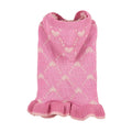 Small Dog Sweater Hoodies Dress Winter Knit Cute Clothing Heart Puppy Clothes with Four Colour Options and Four Sizes Including XS for Tiny Breeds
