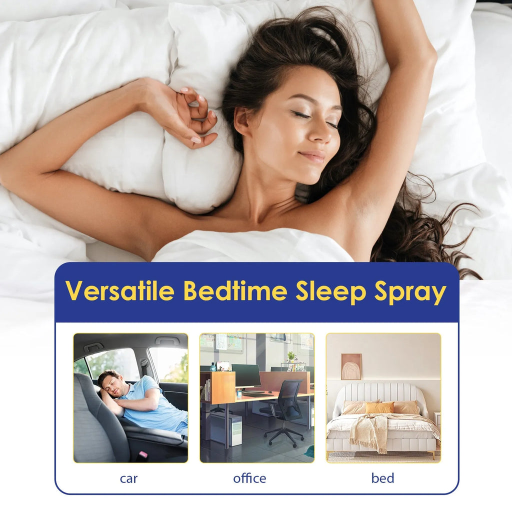 60ml sleep care aromatherapy spray bottle for stress relief and bedtime relaxation