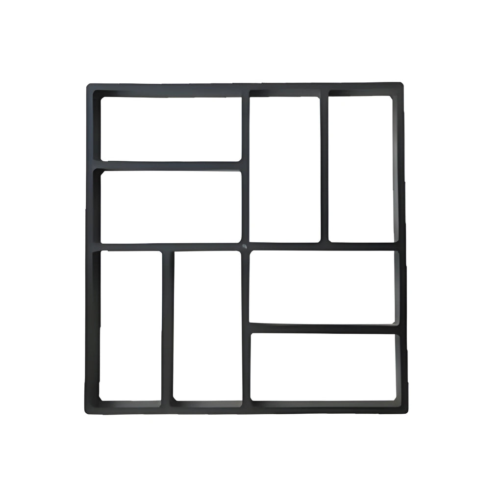 Plastic paving mould for DIY concrete garden path, available in multiple sizes and styles