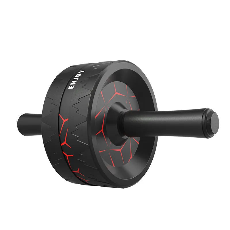 Abdominal wheel fitness equipment in flame red colour for core workouts and belly shaping exercises