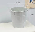 Round metal pen holder for desktop organisation available in multiple colours