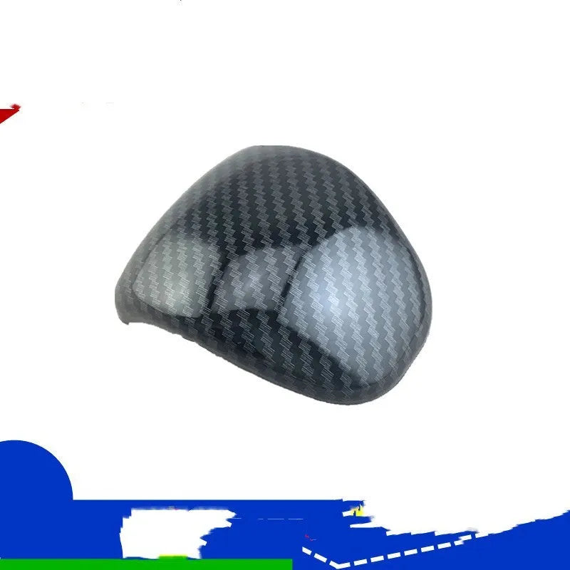 Carbon fibre textured ABS plastic gear shift cover for car interior decoration