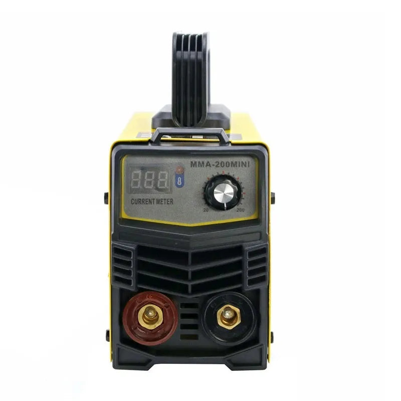 MMA-200MIN 220V DC inverter arc welding machine with welding tongs and face shield