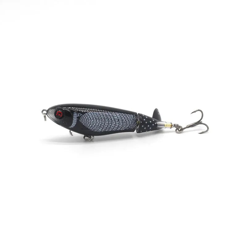 7.5cm bionic artificial fishing swimbait lure on a hook