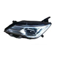 9-line LED car headlight assembly for 2018-2021 models with ABS plastic housing