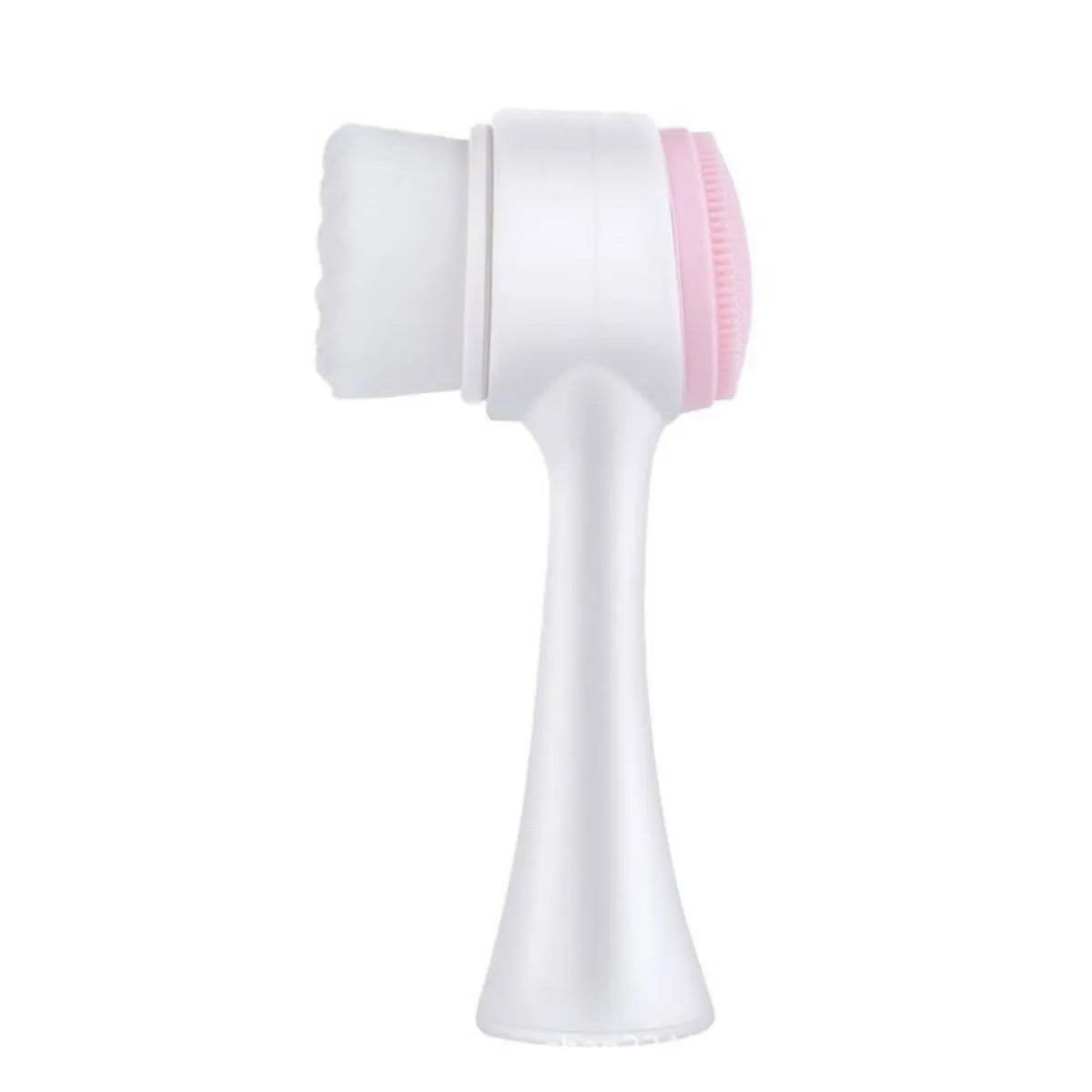 Blue nylon pet paw brush for dogs and cats measuring 13.5cm long