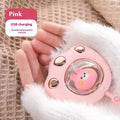 USB digital display hand warmer in one of six colour options: blue, green, white, or pink.