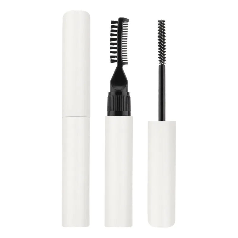 Eyebrow styling brush applicator with eyebrow glue for natural eyebrow shaping