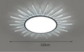 Circular aluminium LED ceiling lamp with remote control dimming in modern design