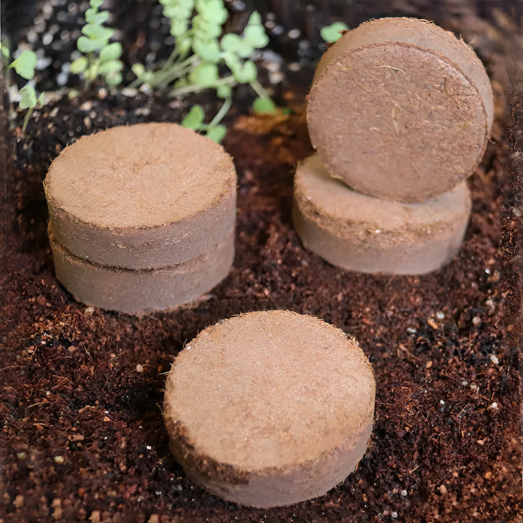 Nutrient soil blocks for vegetable planting with eight particle size options