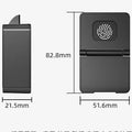 F079 no-punch drawer lock with removable card and key for wardrobe and safe box security