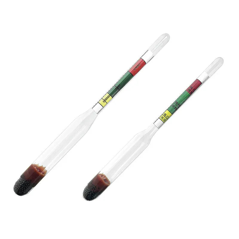 Electrohydraulic hydrometer for automobile battery testing with glass construction and 330mm length