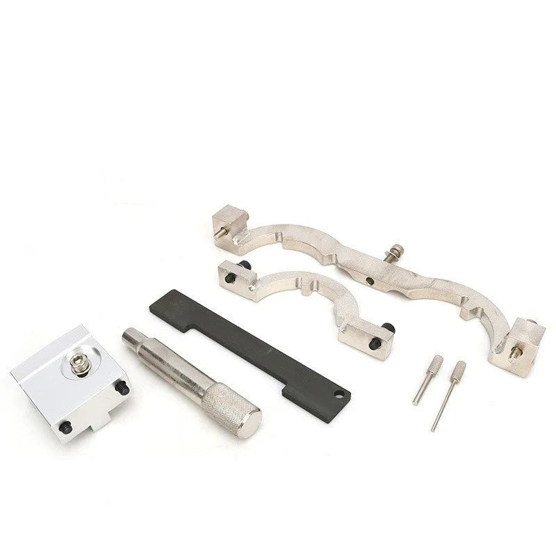 Red seven-piece Opel 1.4 LUJ engine timing tool set made from chrome-vanadium steel.