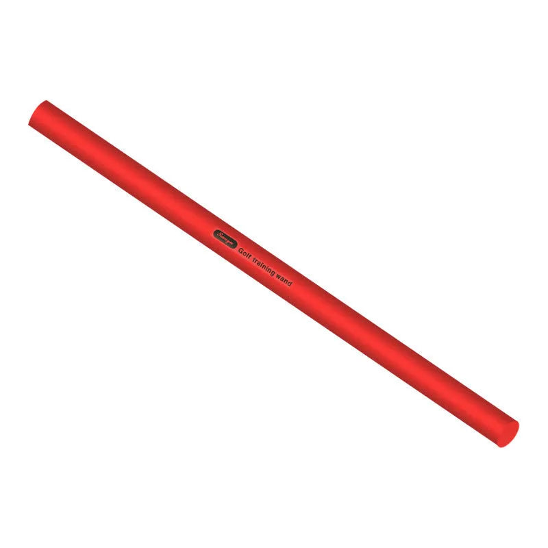Golf swing practice training stick in high density foam, available in yellow, blue, and red colours