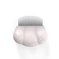 Paw Soft deshedding brush for pets in blue, pink, or white with anti-slip handle