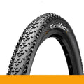 Mountain bicycle tyre showing tread, available in folding or steel wire bead for 26, 27.5 and 29-inch wheels