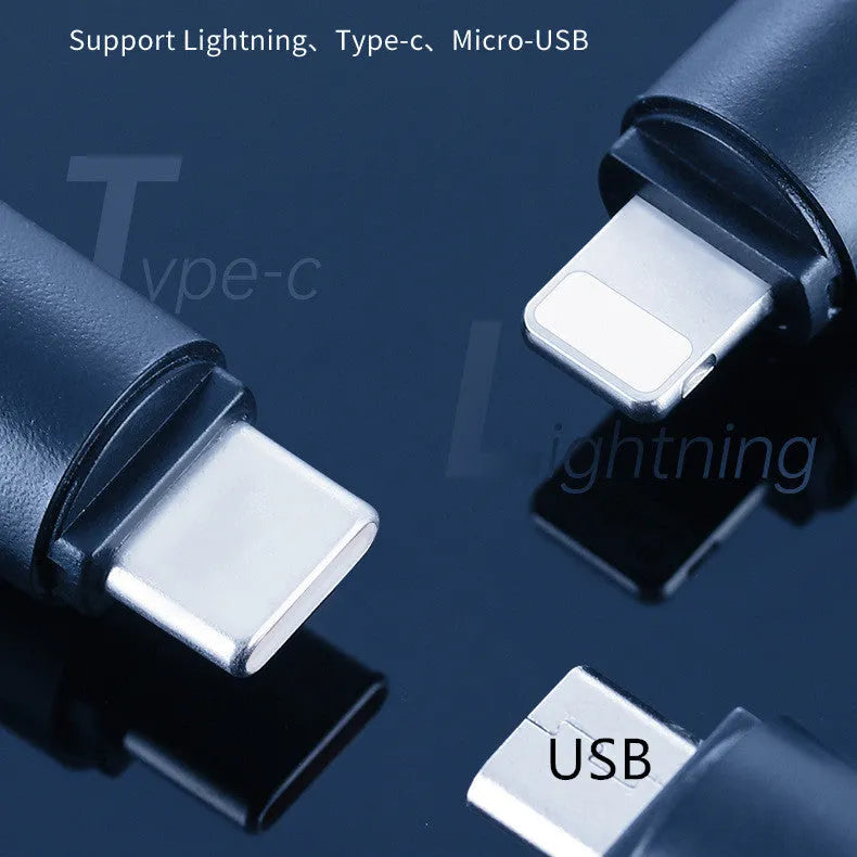 Black capsule infrared remote control emitter for iPhone iPad with Lightning, Type-C, Micro-USB interfaces