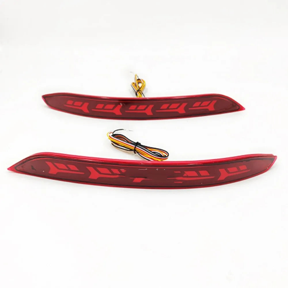 Volkswagen Sagitar rear bumper LED light with flowing water scan pattern
