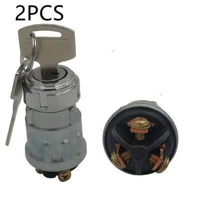 Copper ignition switch with key for trucks and forklifts, JK423 model options